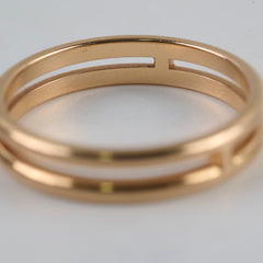 Hermes Ariane Wedding Band Ring Size 52