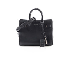 Saint Laurent Sac de Jour Nano Grained Leather Black