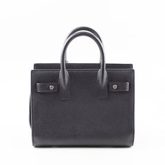 Saint Laurent Sac de Jour Nano Grained Leather Black