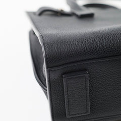 Saint Laurent Sac de Jour Nano Grained Leather Black