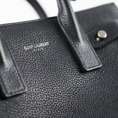 Saint Laurent Sac de Jour Nano Grained Leather Black