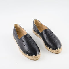 Chanel Espadrilles Black Size 40
