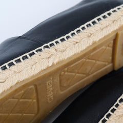 Chanel Espadrilles Black Size 40