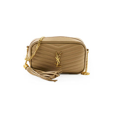 Saint Laurent Mini Lou Camera Dark Beige