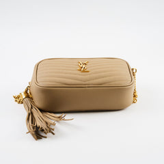 Saint Laurent Mini Lou Camera Dark Beige