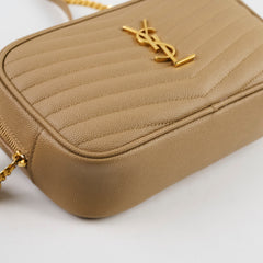 Saint Laurent Mini Lou Camera Dark Beige