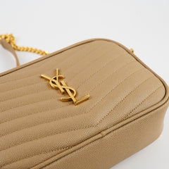 Saint Laurent Mini Lou Camera Dark Beige