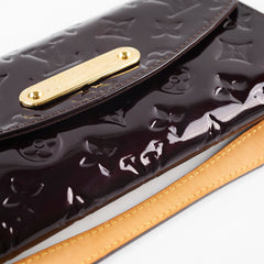 Louis Vuitton Sunset Boulevard Vernis Shoulder Bag Amarante