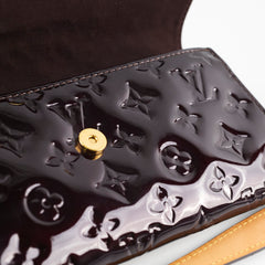 Louis Vuitton Sunset Boulevard Vernis Shoulder Bag Amarante