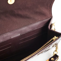 Louis Vuitton Sunset Boulevard Vernis Shoulder Bag Amarante