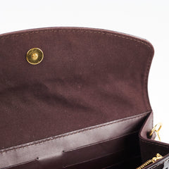 Louis Vuitton Sunset Boulevard Vernis Shoulder Bag Amarante