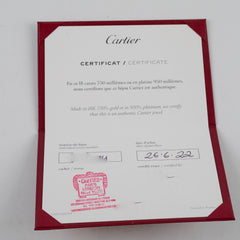 Cartier Pave Ring Classic Model Rose Gold Size 54