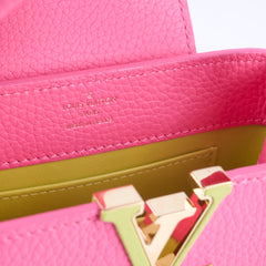 Louis Vuitton Capucine Mini Pink/Lime