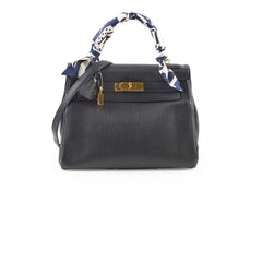 Hermes Kelly 28 Clemence Black - Stamp X