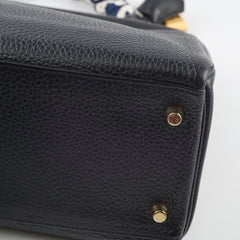 Hermes Kelly 28 Clemence Black - Stamp X