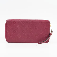 Louis Vuitton Long Wallet Monogram Empreinte Raisin