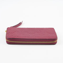 Louis Vuitton Long Wallet Monogram Empreinte Raisin