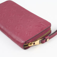 Louis Vuitton Long Wallet Monogram Empreinte Raisin