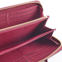 Louis Vuitton Long Wallet Monogram Empreinte Raisin