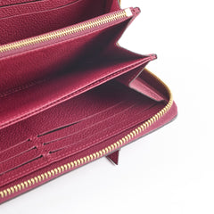 Louis Vuitton Long Wallet Monogram Empreinte Raisin