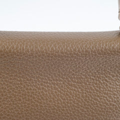 Hermes Kelly 28 Clemence Etoupe Q Square Stamp