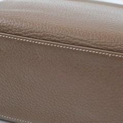 Hermes Kelly 28 Clemence Etoupe Q Square Stamp