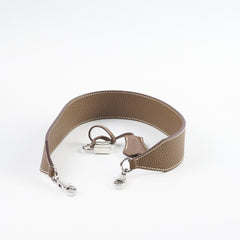 Hermes Kelly 28 Clemence Etoupe Q Square Stamp