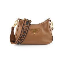 Prada Leather Crossbody Brown