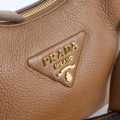 Prada Leather Crossbody Brown