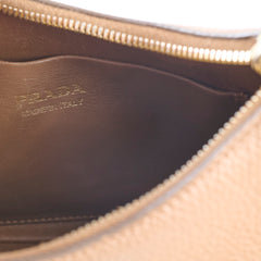Prada Leather Crossbody Brown