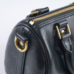 Louis Vuitton Speedy BB Black Ink Black Monogram