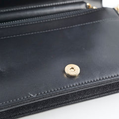 Chanel Boy Wallet On Chain Caviar Black GHW