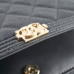 Chanel Boy Wallet On Chain Caviar Black GHW