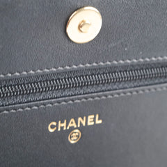 Chanel Boy Wallet On Chain Caviar Black GHW