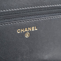 Chanel Boy Wallet On Chain Caviar Black GHW