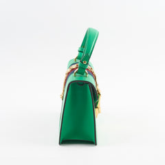 Gucci Sylvie Mini Top Handle Green