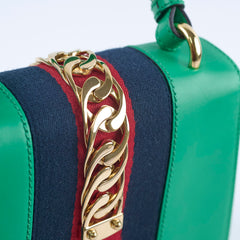 Gucci Sylvie Mini Top Handle Green