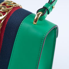 Gucci Sylvie Mini Top Handle Green