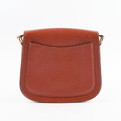Louis Vuitton Vintage Crossbody Bag Epi Leather Tan Brown