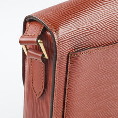 Louis Vuitton Vintage Crossbody Bag Epi Leather Tan Brown