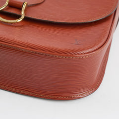Louis Vuitton Vintage Crossbody Bag Epi Leather Tan Brown
