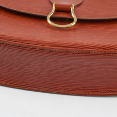 Louis Vuitton Vintage Crossbody Bag Epi Leather Tan Brown