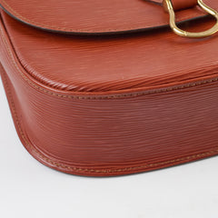 Louis Vuitton Vintage Crossbody Bag Epi Leather Tan Brown