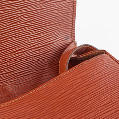 Louis Vuitton Vintage Crossbody Bag Epi Leather Tan Brown