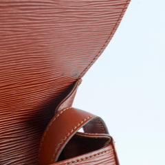 Louis Vuitton Vintage Crossbody Bag Epi Leather Tan Brown