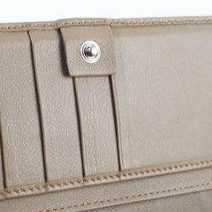 Gucci GG Supreme Leather Long Wallet Brown