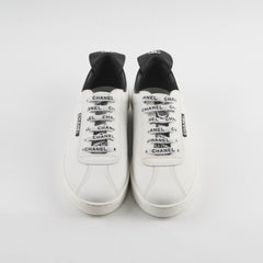 Chanel Women's Sneakers White Size 37.5