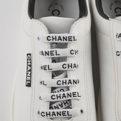 Chanel Women's Sneakers White Size 37.5