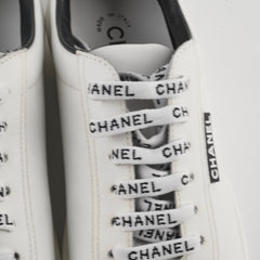 Chanel Women's Sneakers White Size 37.5