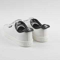 Chanel Women's Sneakers White Size 37.5